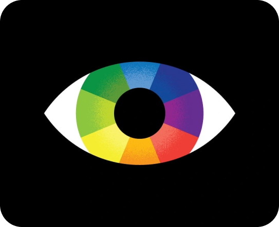 A visual representation capturing the company's vision as seen through the lens of perception.