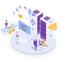 An illustration of business automation