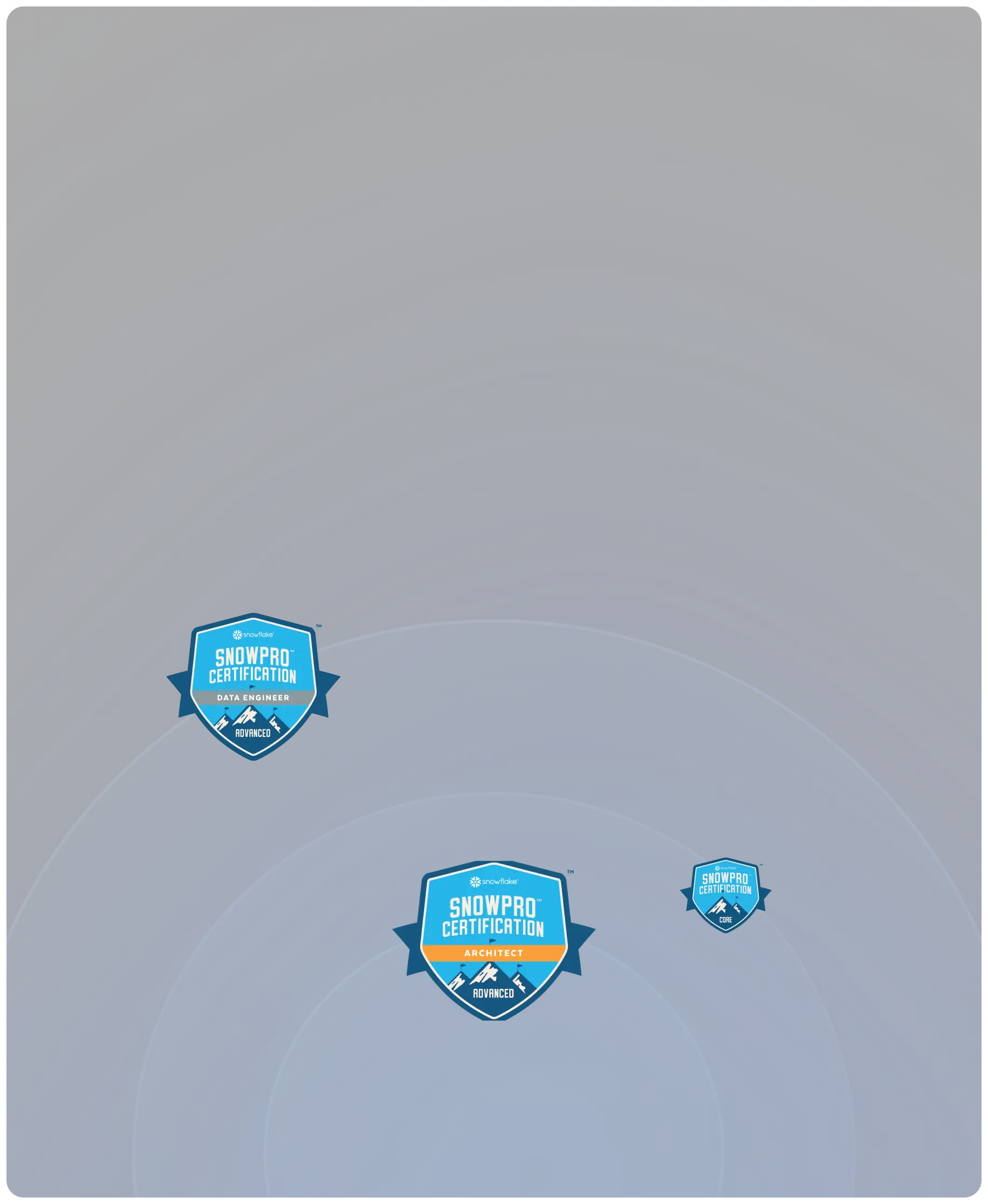 snowflakes certification badge